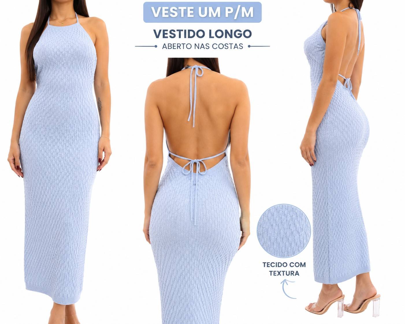 Vestido de tricô novo